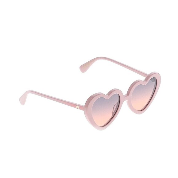 Lele Sadoughi Heart Sunglasses Pink Blush Oversized Gradient Lenses NWOT - Picture 2 of 16